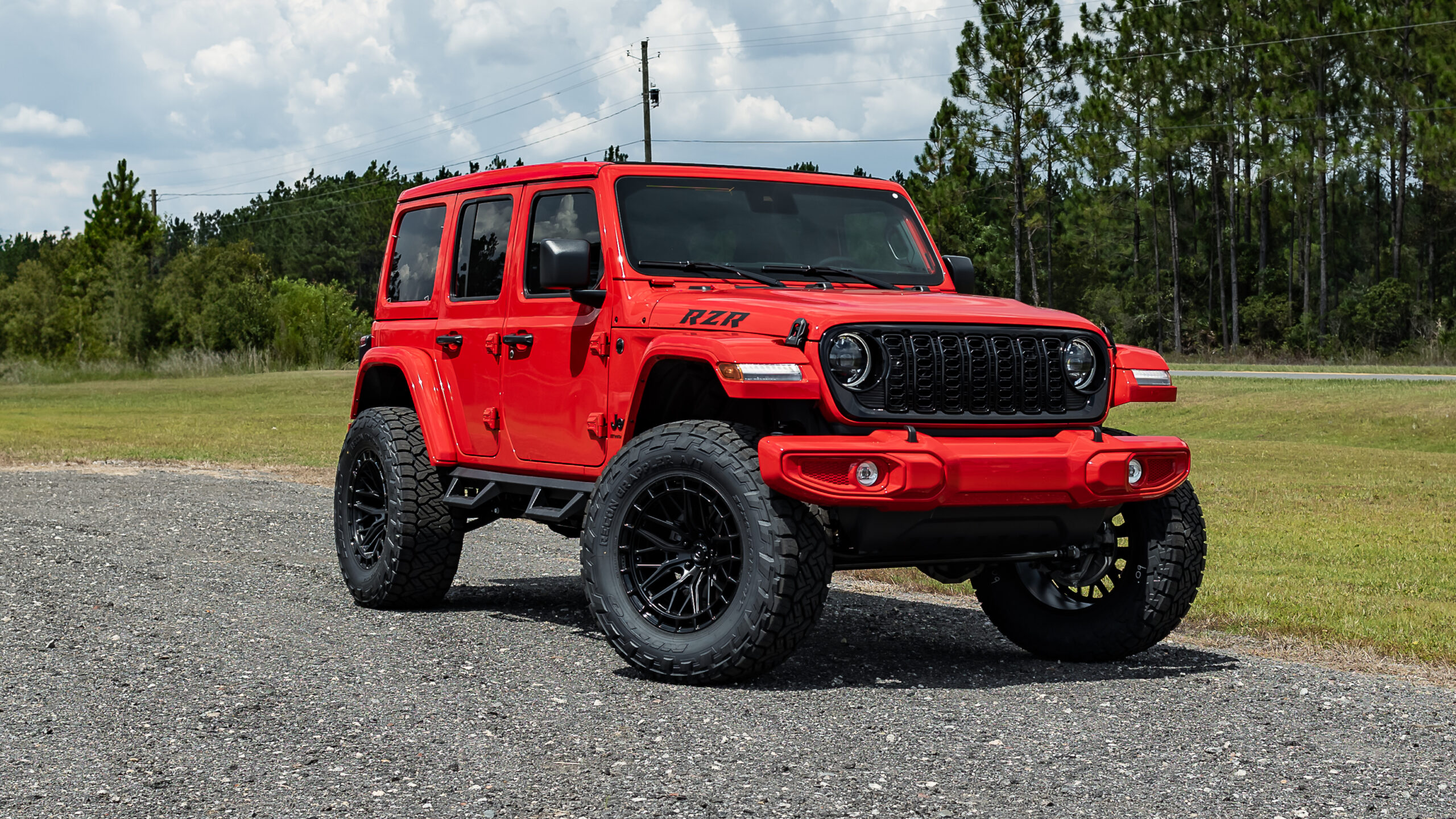 Jeep Wrangler RZR Red