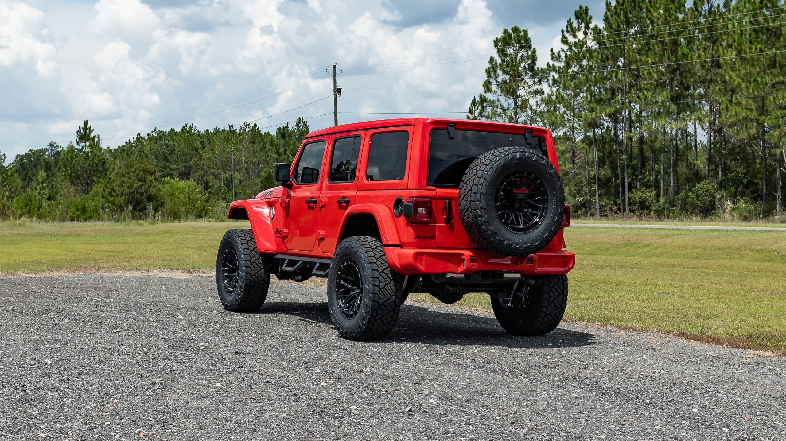 Jeep Wrangler RZR Red