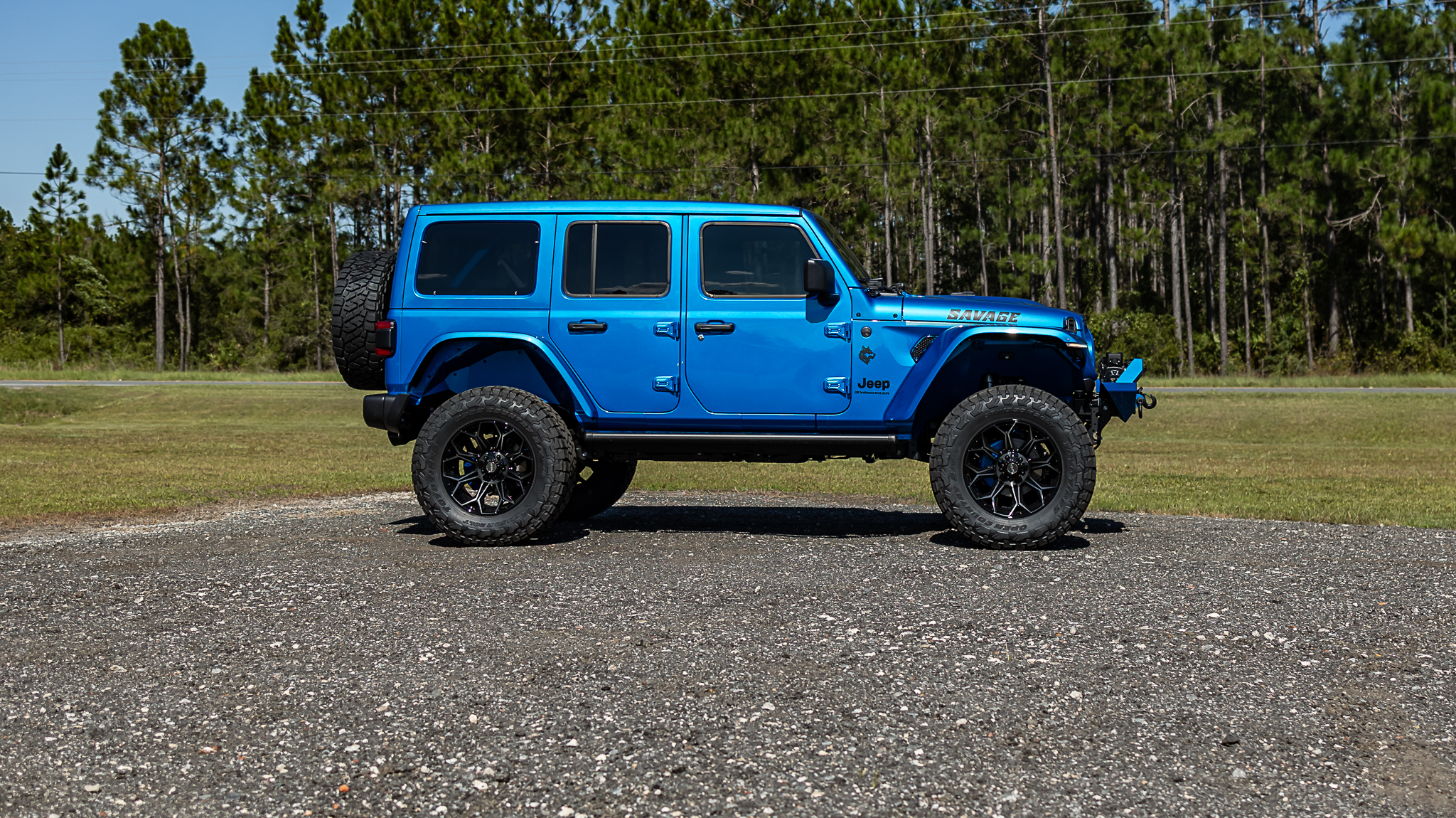 Jeep Wrangler Savage Blue