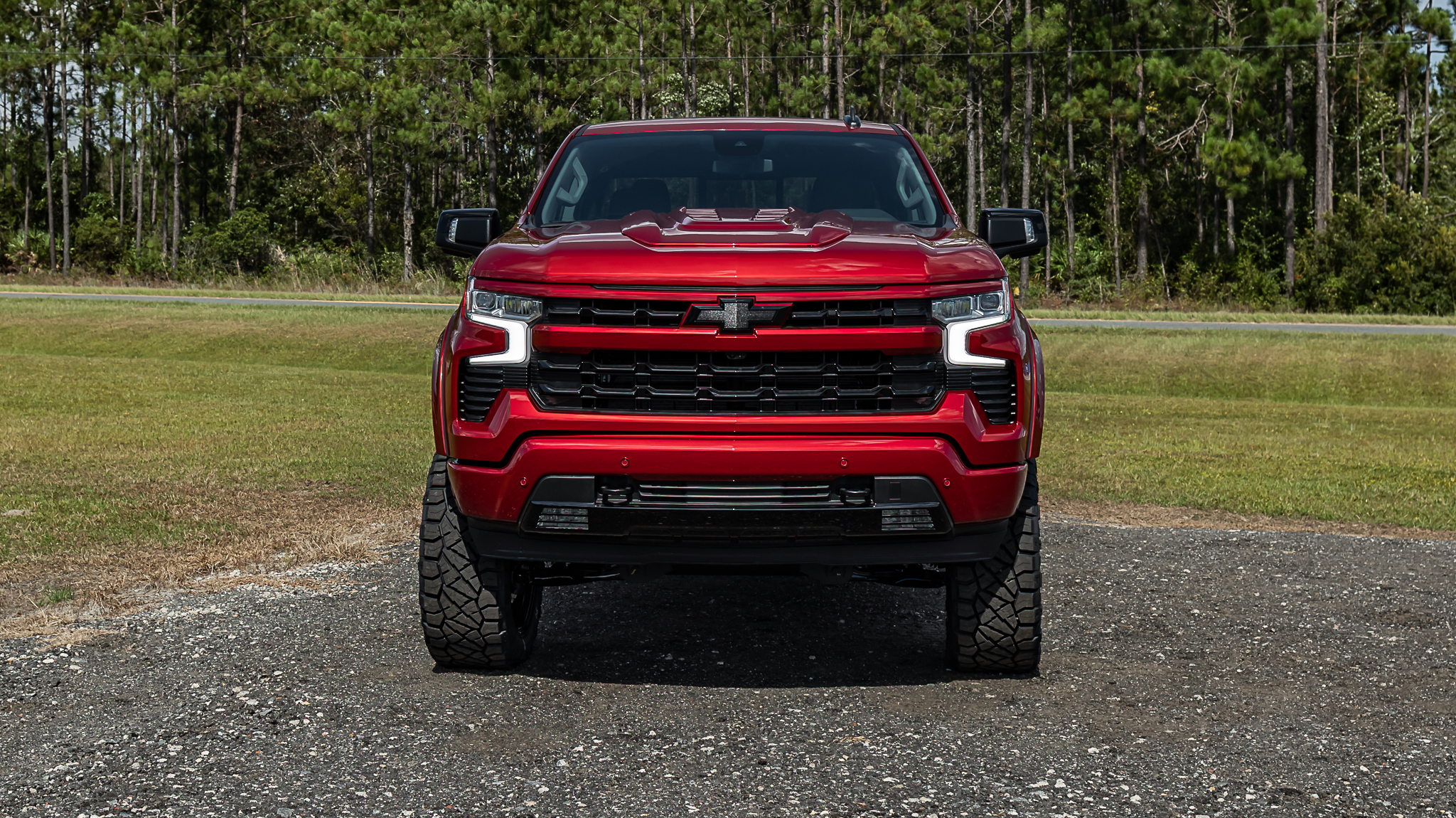 Chevy 1500 Eclipse Red