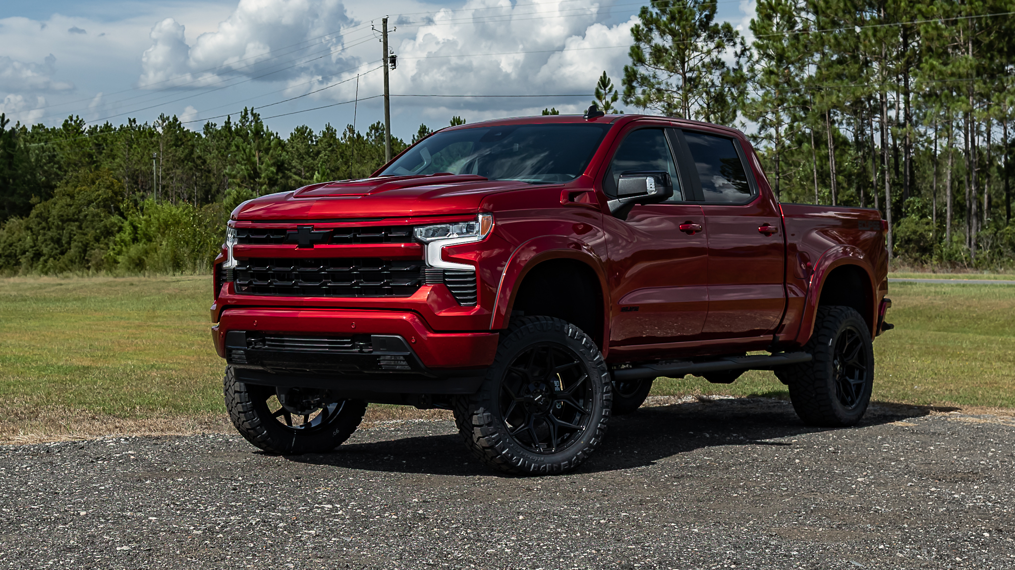 Chevy 1500 Eclipse Red