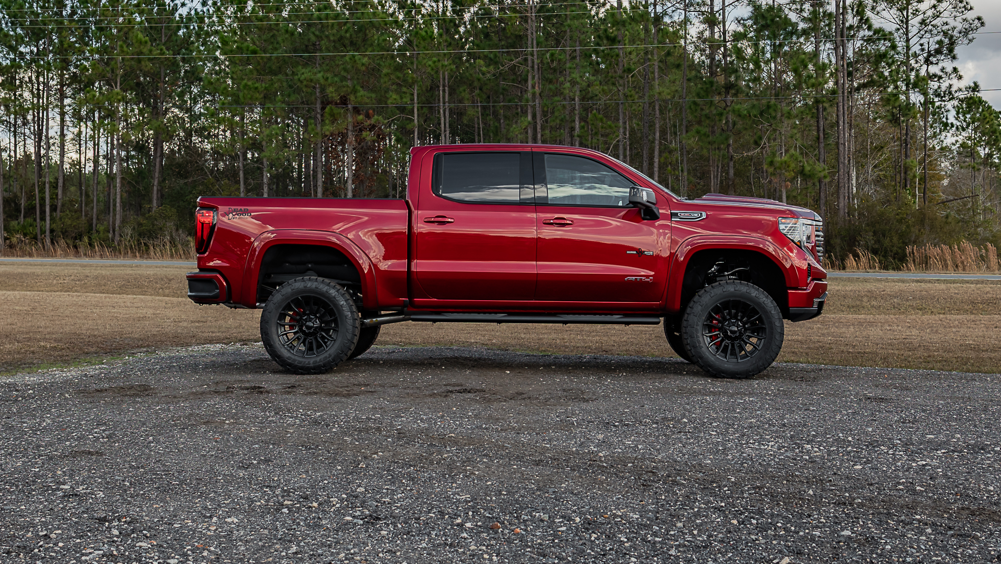 GMC 1500 Deadwood Smoke - Volcanic Red