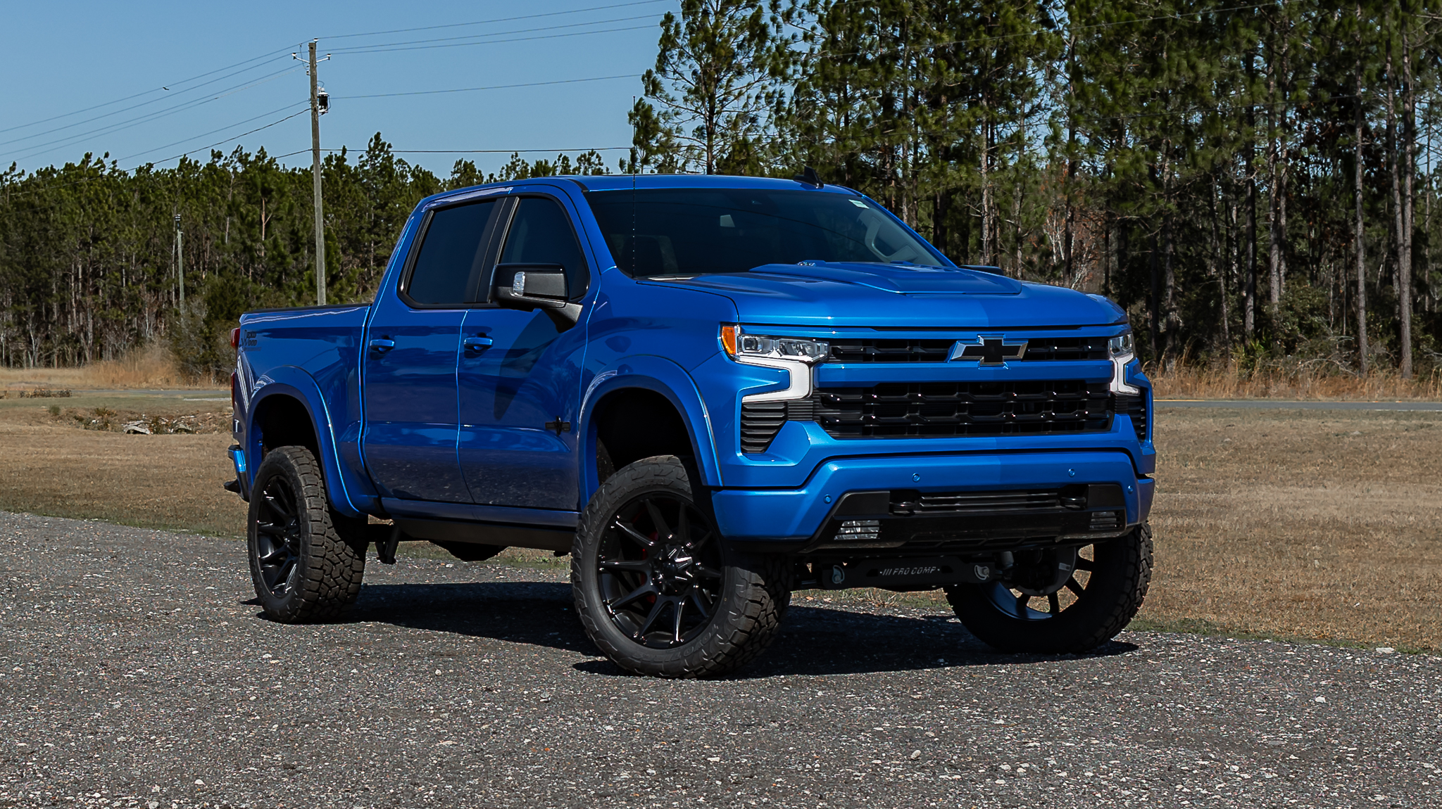 Chevy 1500 Deadwood Smoke - Riptide Blue