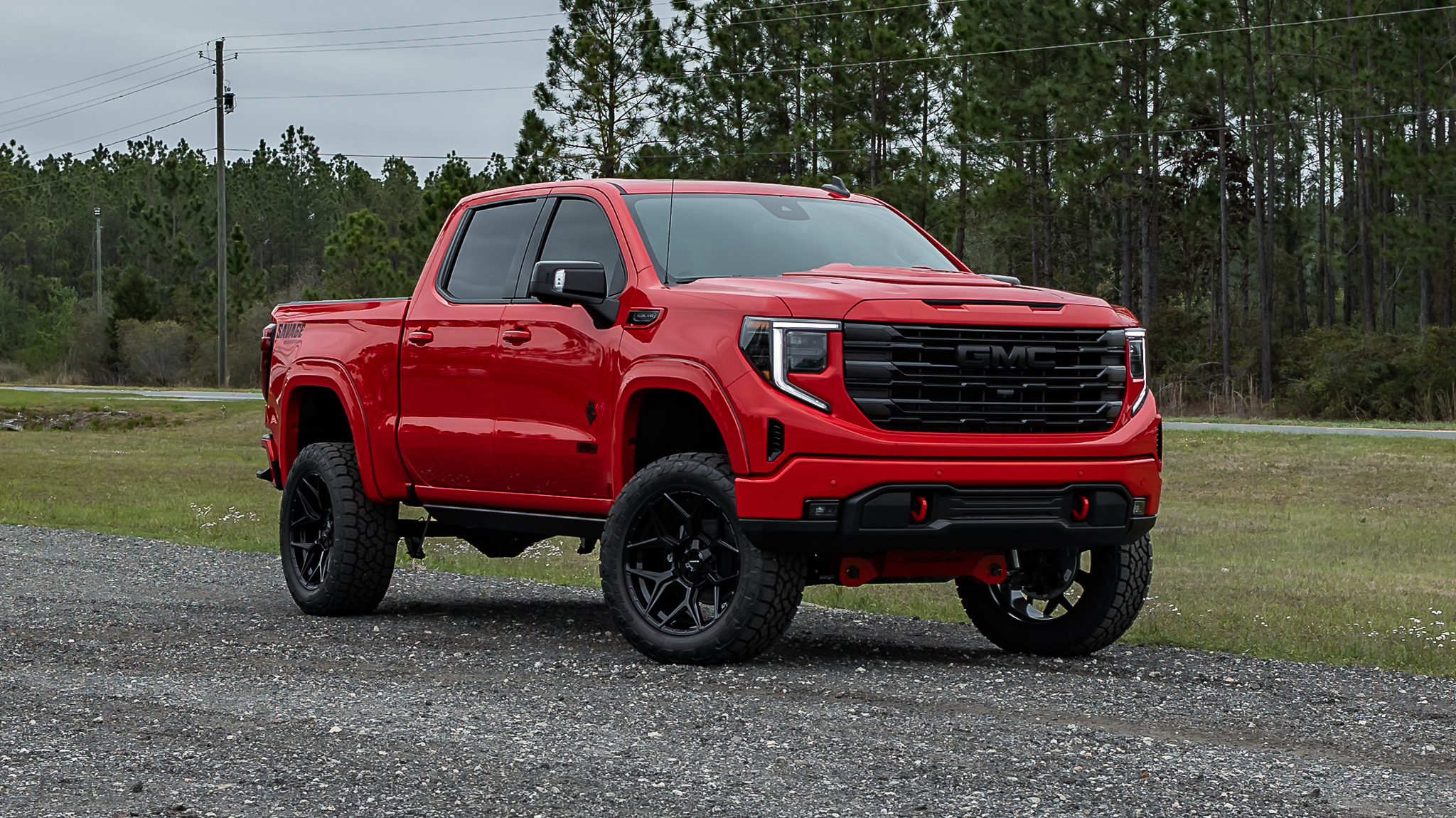 GMC 1500 Savage Cardinal Red