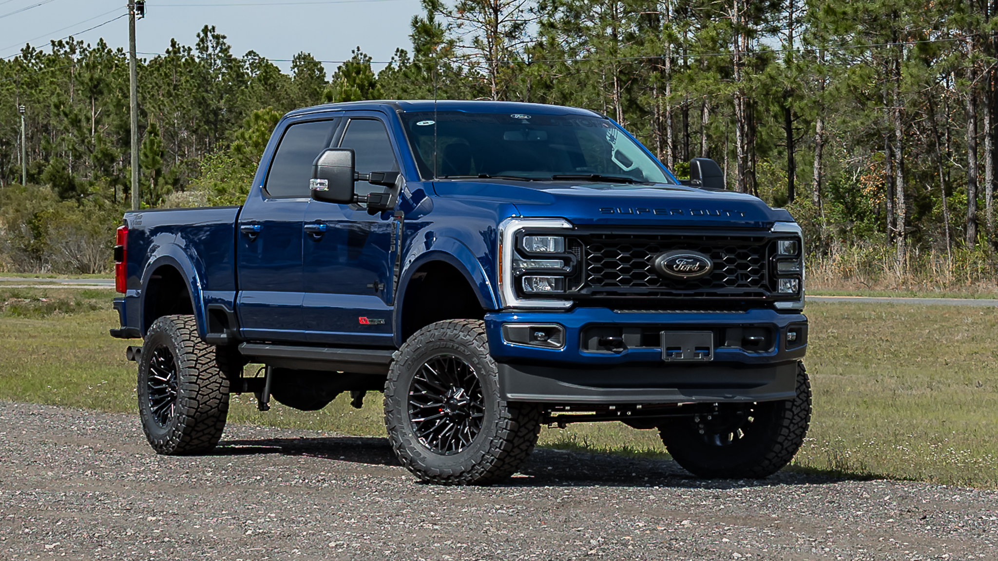 Ford F-250 Deadwood Smoke Argon Blue