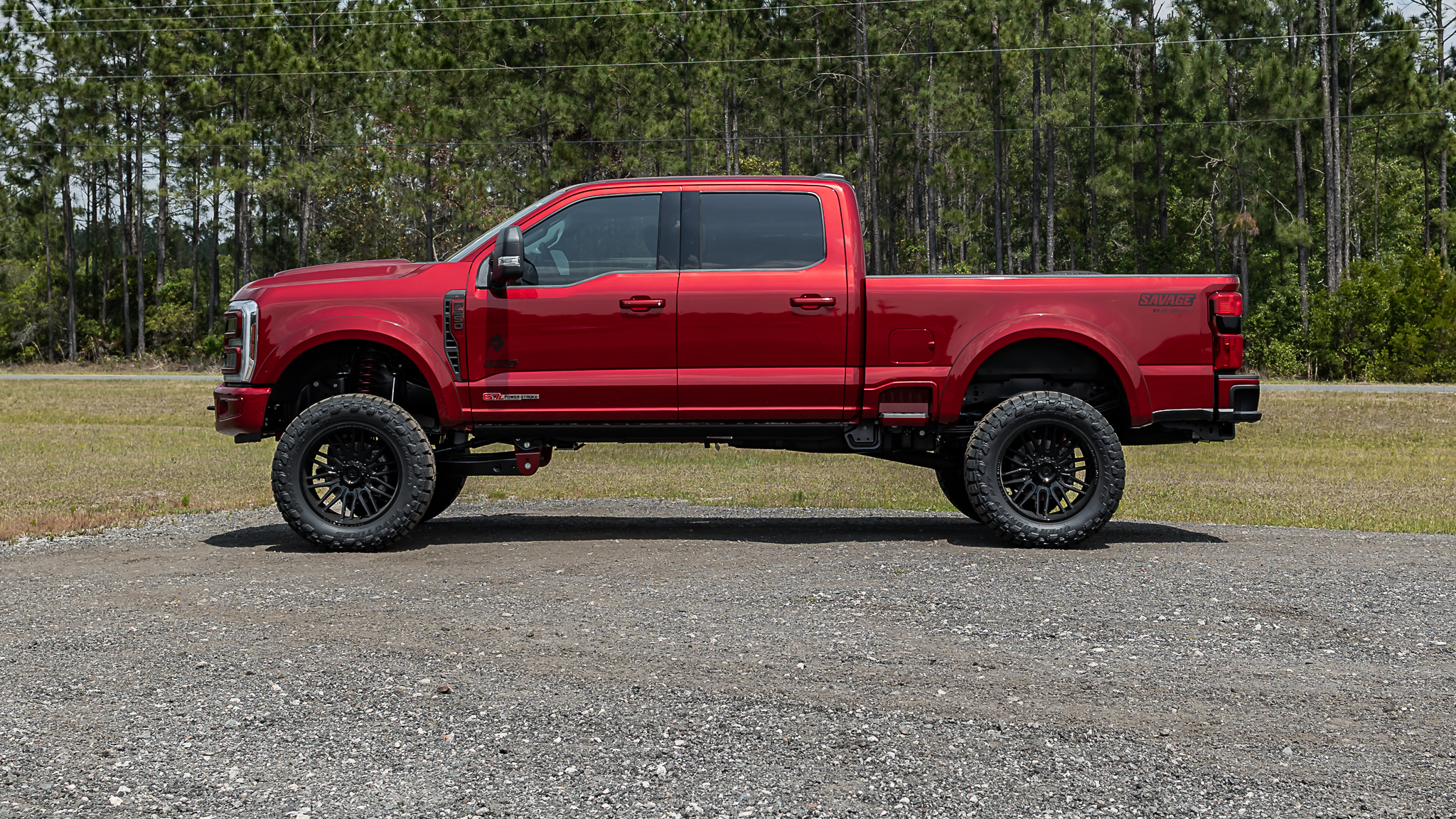 Ford F-250 Savage Ruby Red