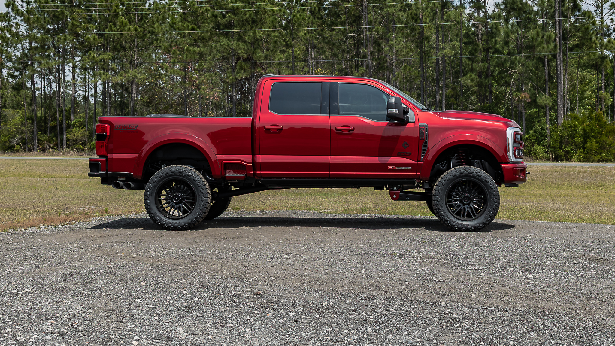 Ford F-250 Savage Ruby Red