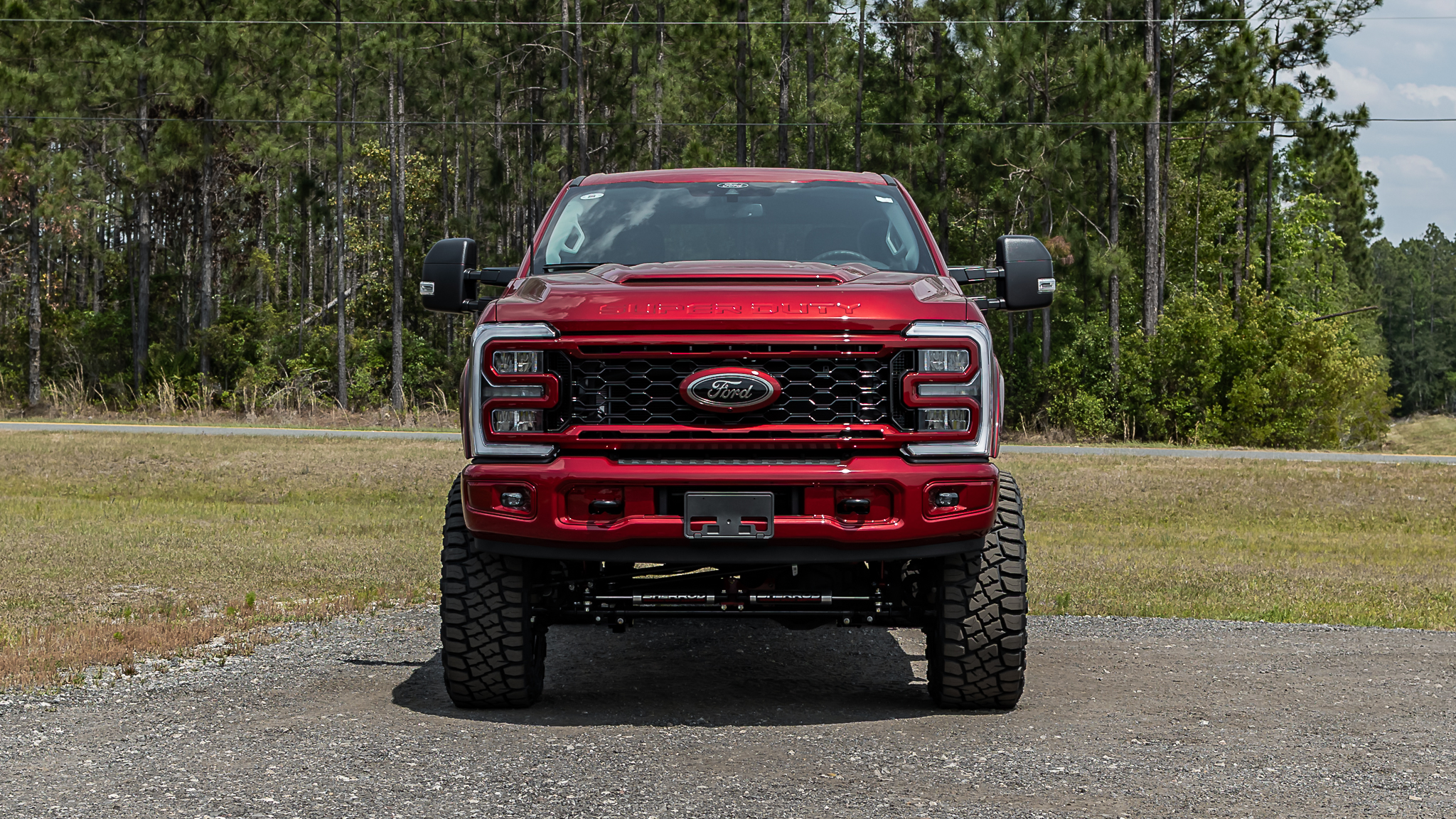 Ford F-250 Savage Ruby Red