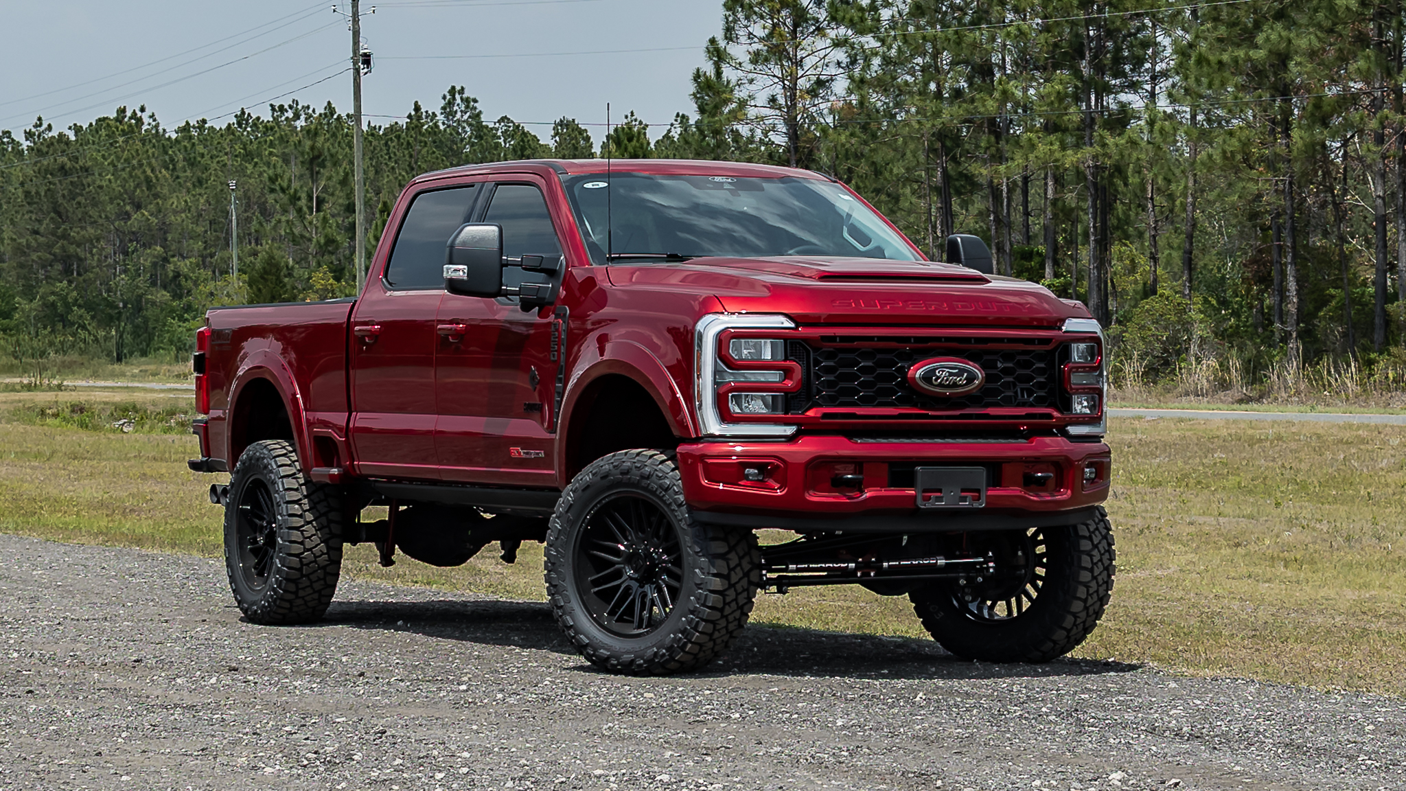 Ford F-250 Savage Ruby Red