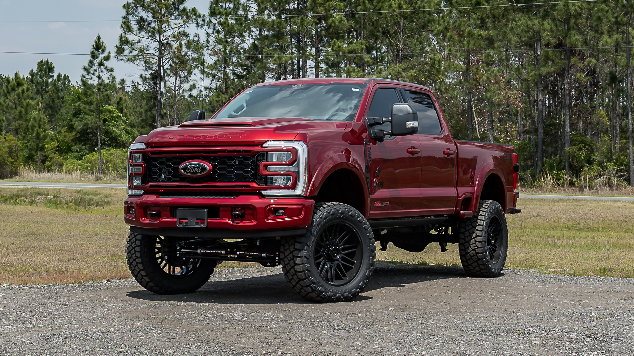 Ford F-250 Savage Ruby Red