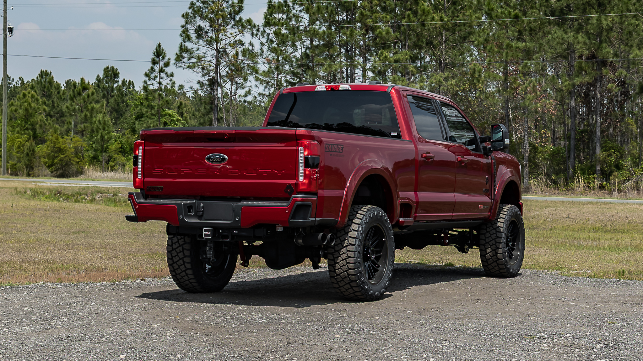 Ford F-250 Savage Ruby Red