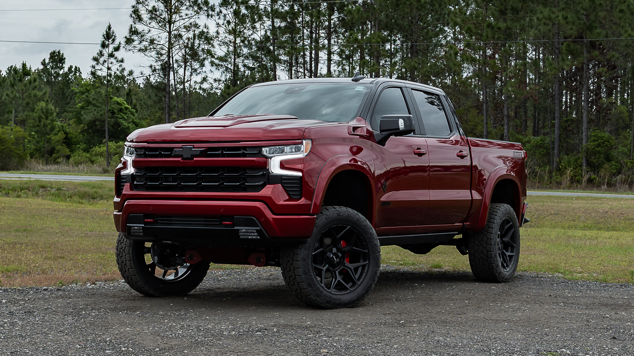 Chevy 1500 Savage Radiant Red