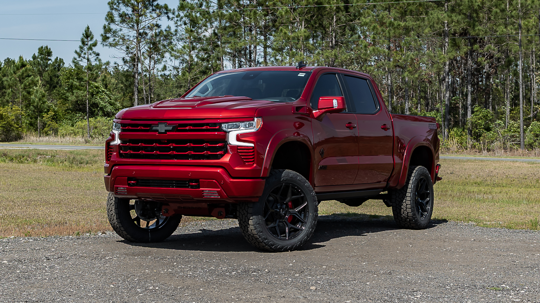 Chevy 1500 Savage Radiant Red