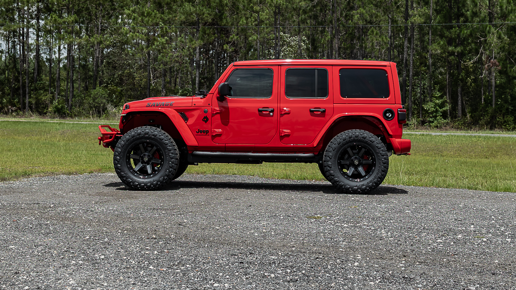 Jeep Wrangler Savage Firecracker Red