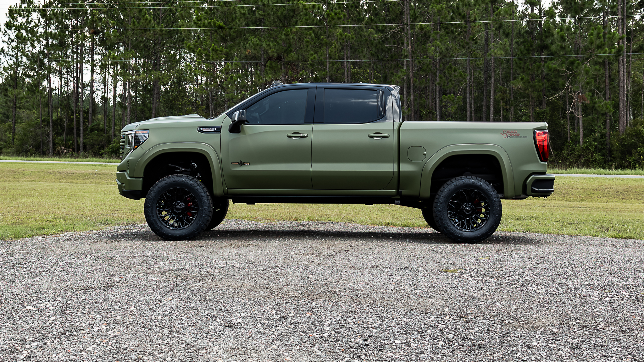 GMC 1500 Deadwood Matte Green