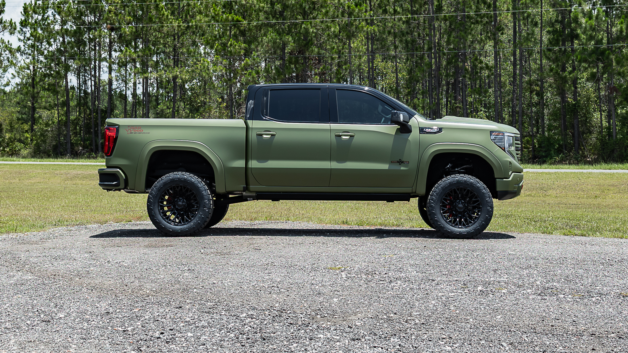 GMC 1500 Deadwood Matte Green
