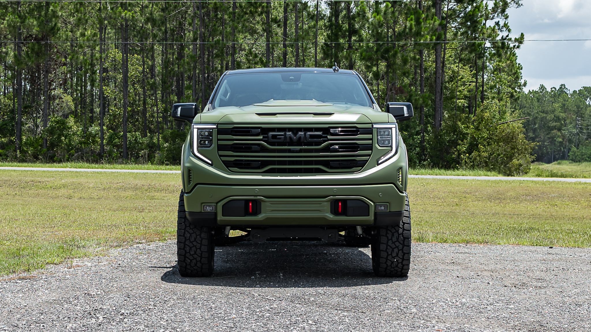 GMC 1500 Deadwood Matte Green