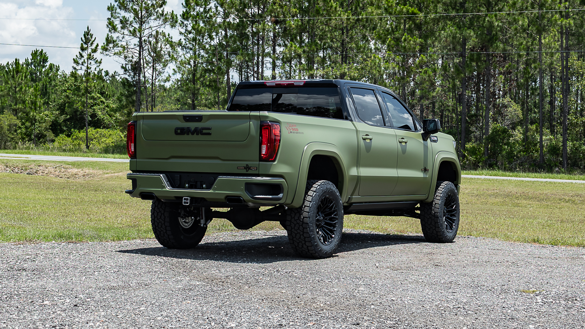 GMC 1500 Deadwood Matte Green