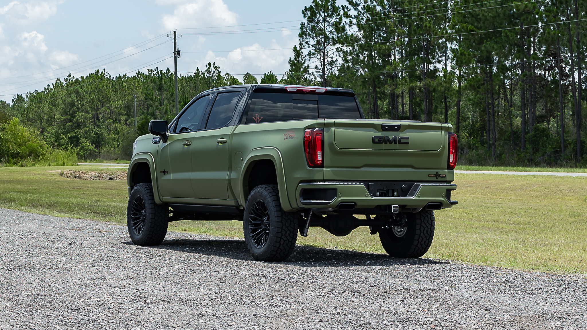GMC 1500 Deadwood Matte Green