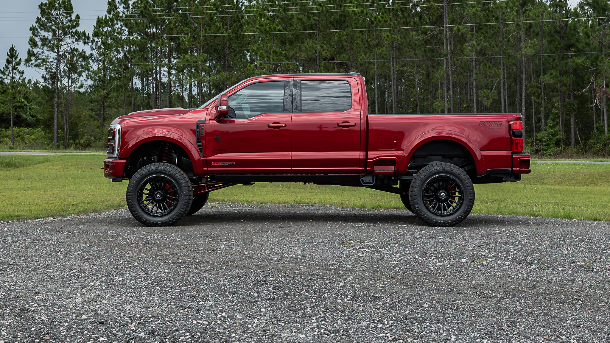 Ford F-250 Savage Ruby Red