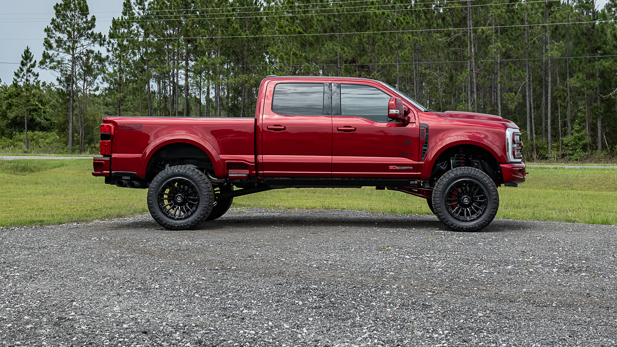 Ford F-250 Savage Ruby Red