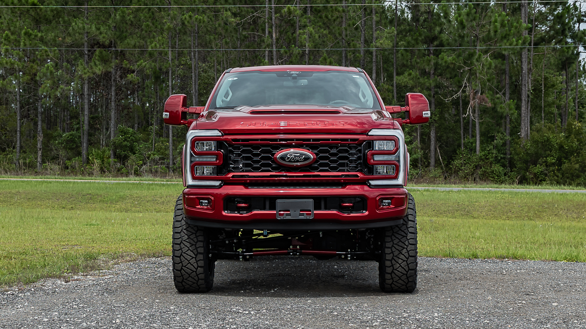 Ford F-250 Savage Ruby Red