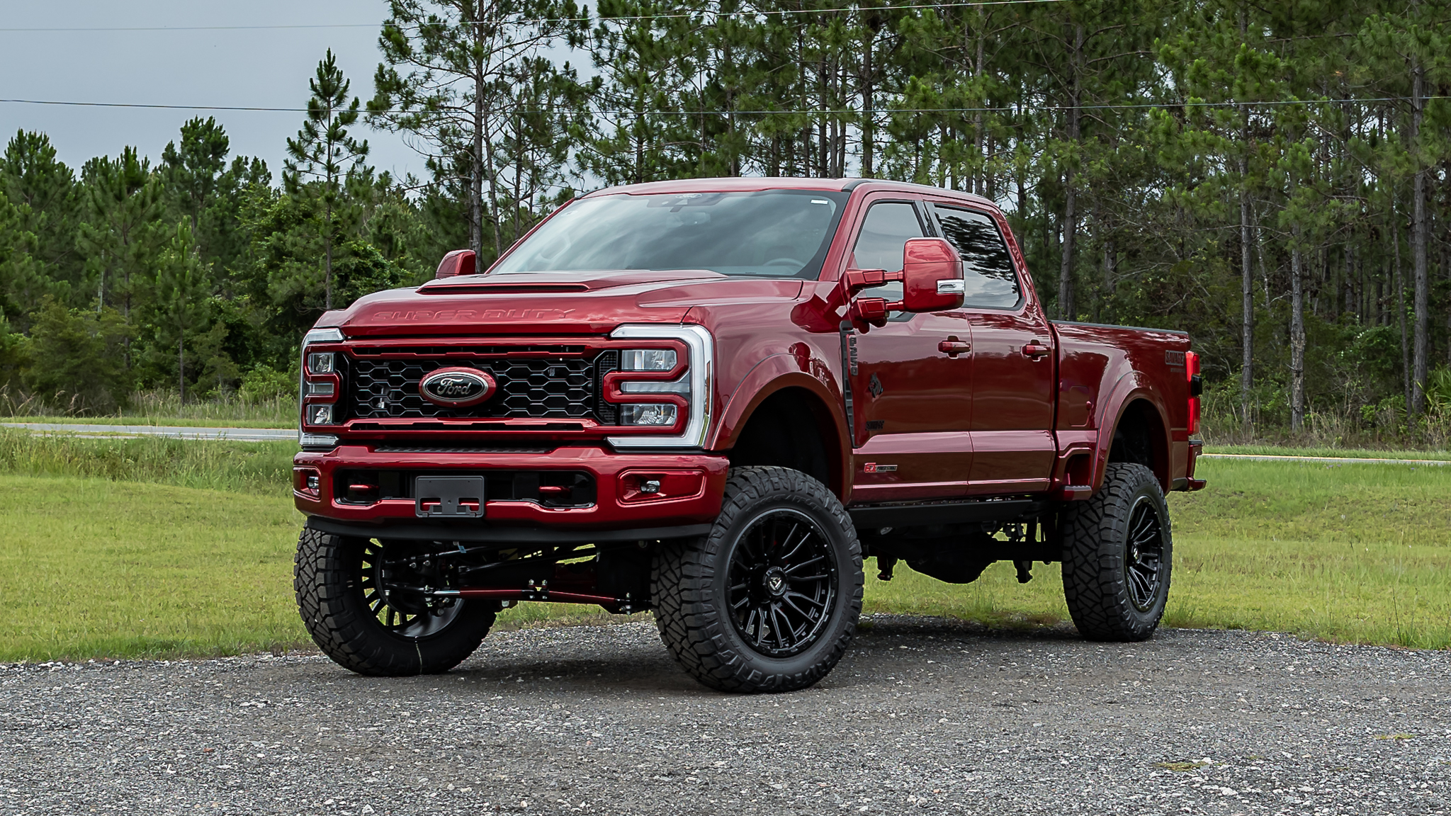 Ford F-250 Savage Ruby Red
