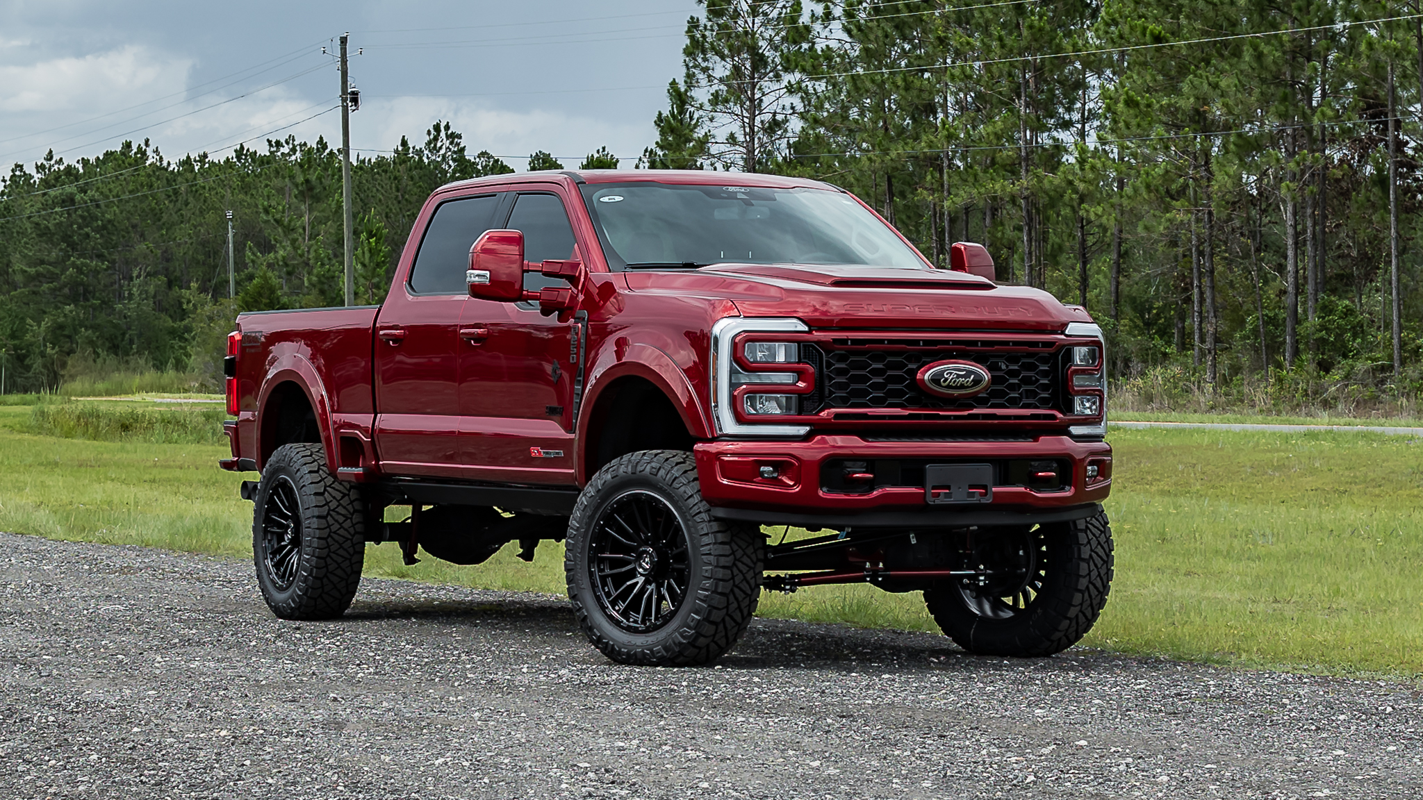 Ford F-250 Savage Ruby Red