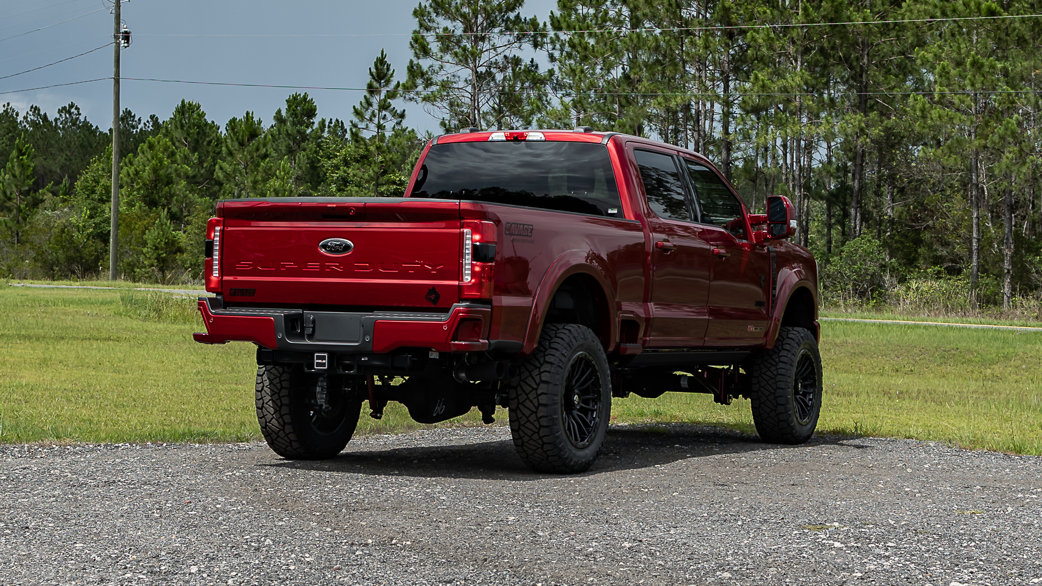 Ford F-250 Savage Ruby Red
