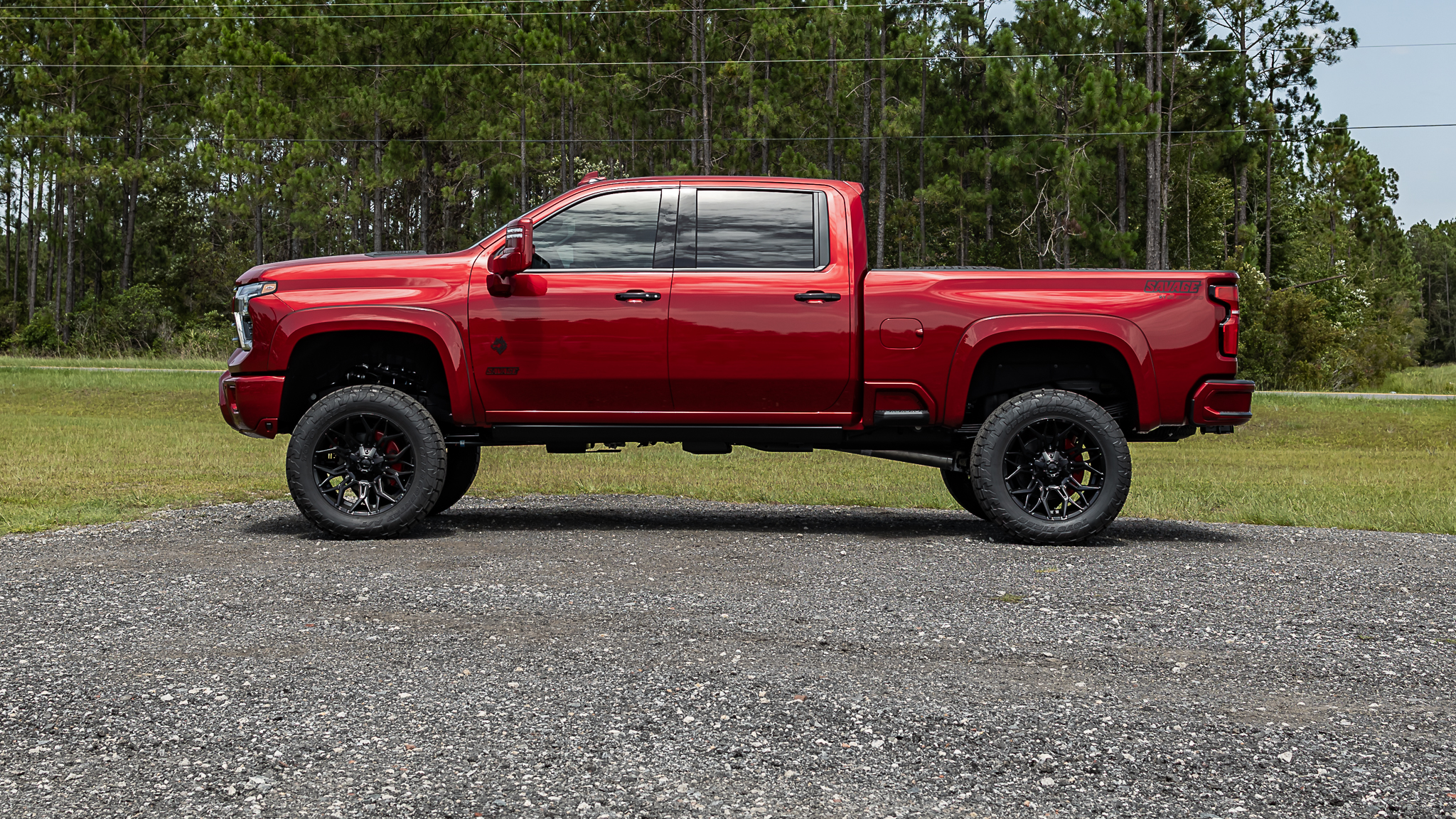 Chevy 2500 Savage Radiant Red