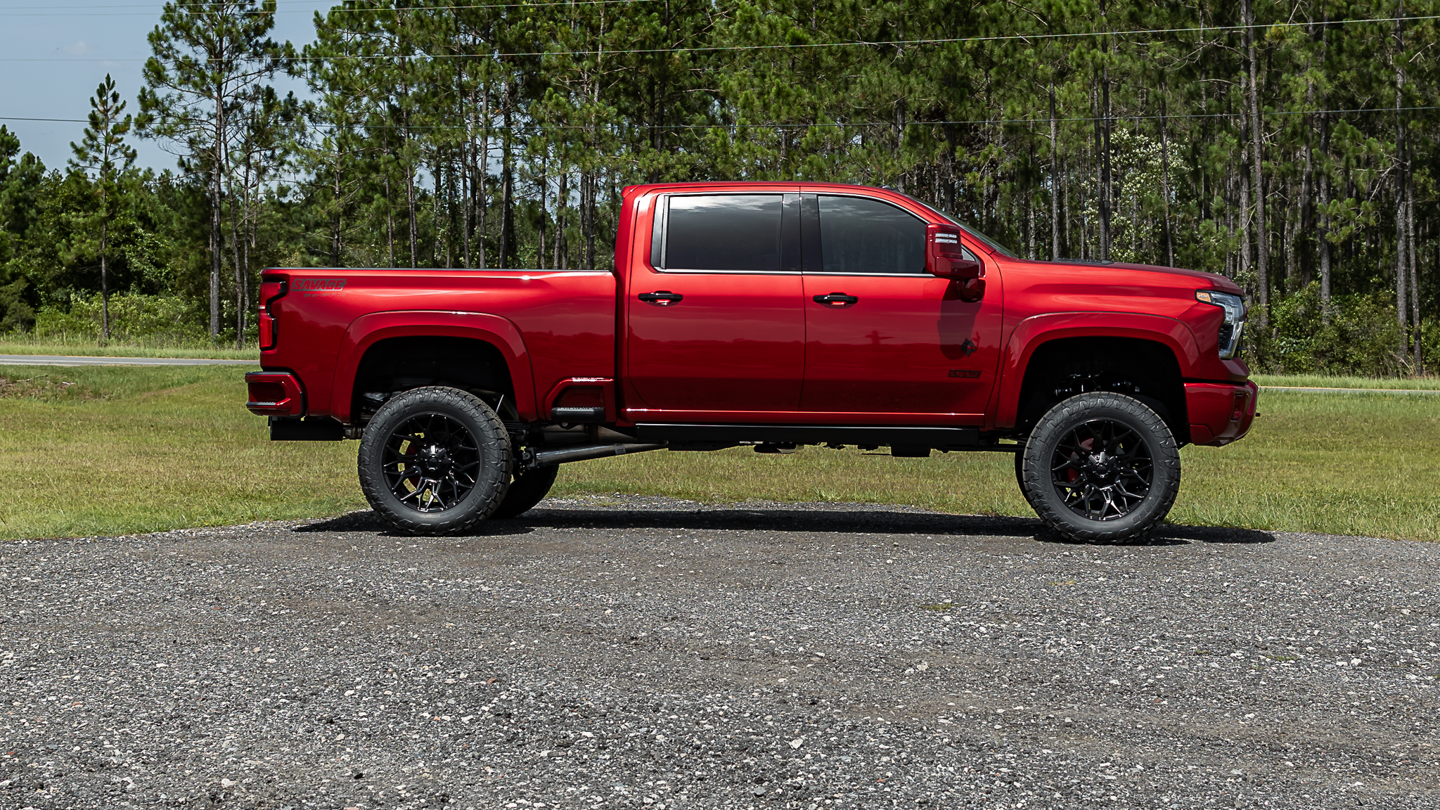 Chevy 2500 Savage Radiant Red