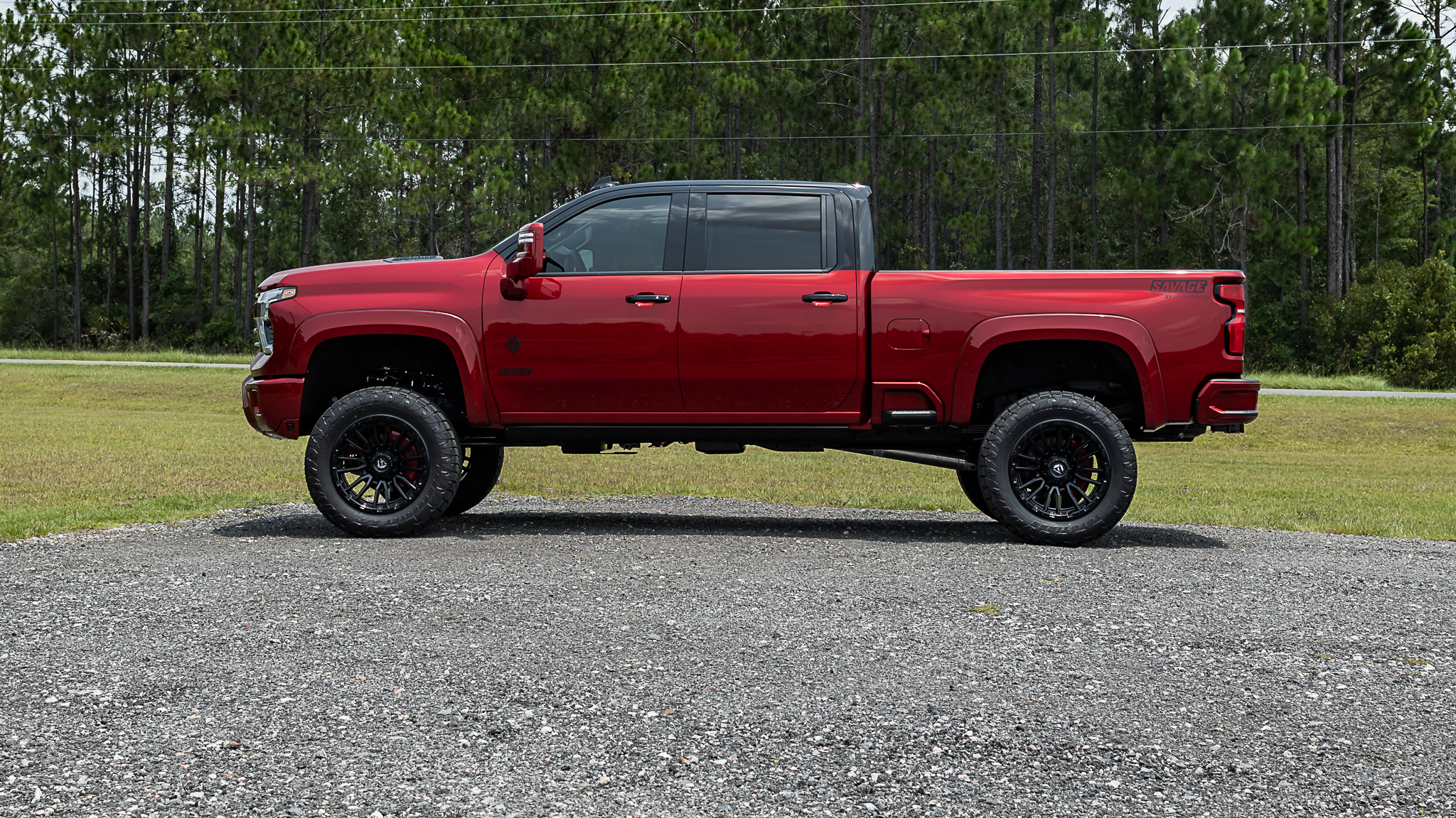 Chevy 2500 Savage Radiant Red