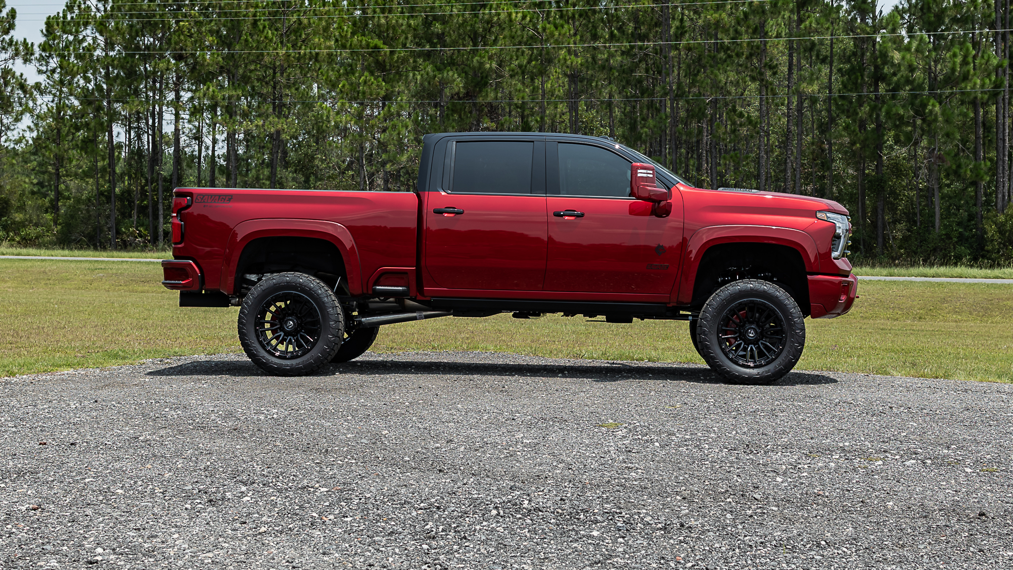 Chevy 2500 Savage Radiant Red