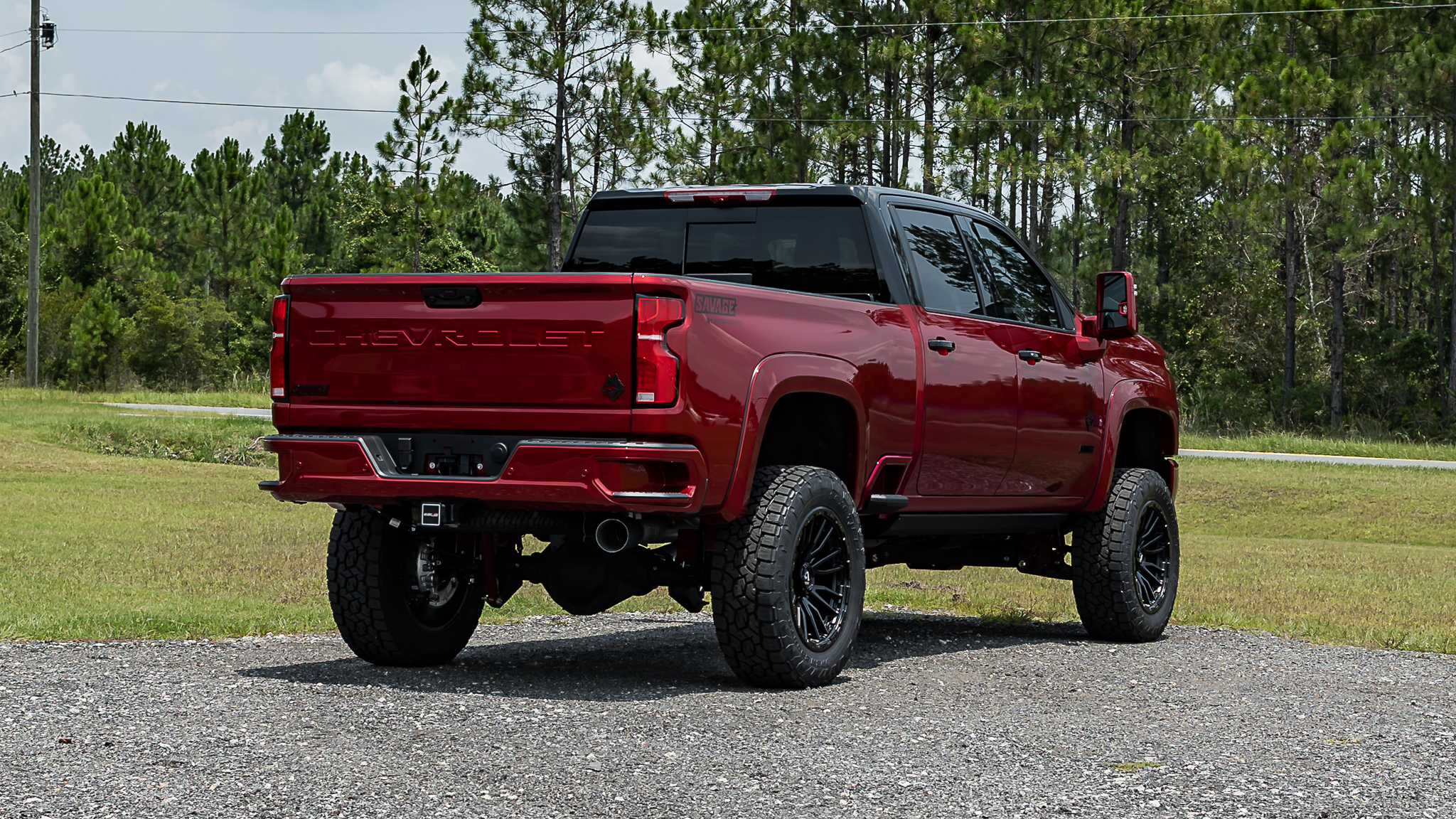 Chevy 2500 Savage Radiant Red