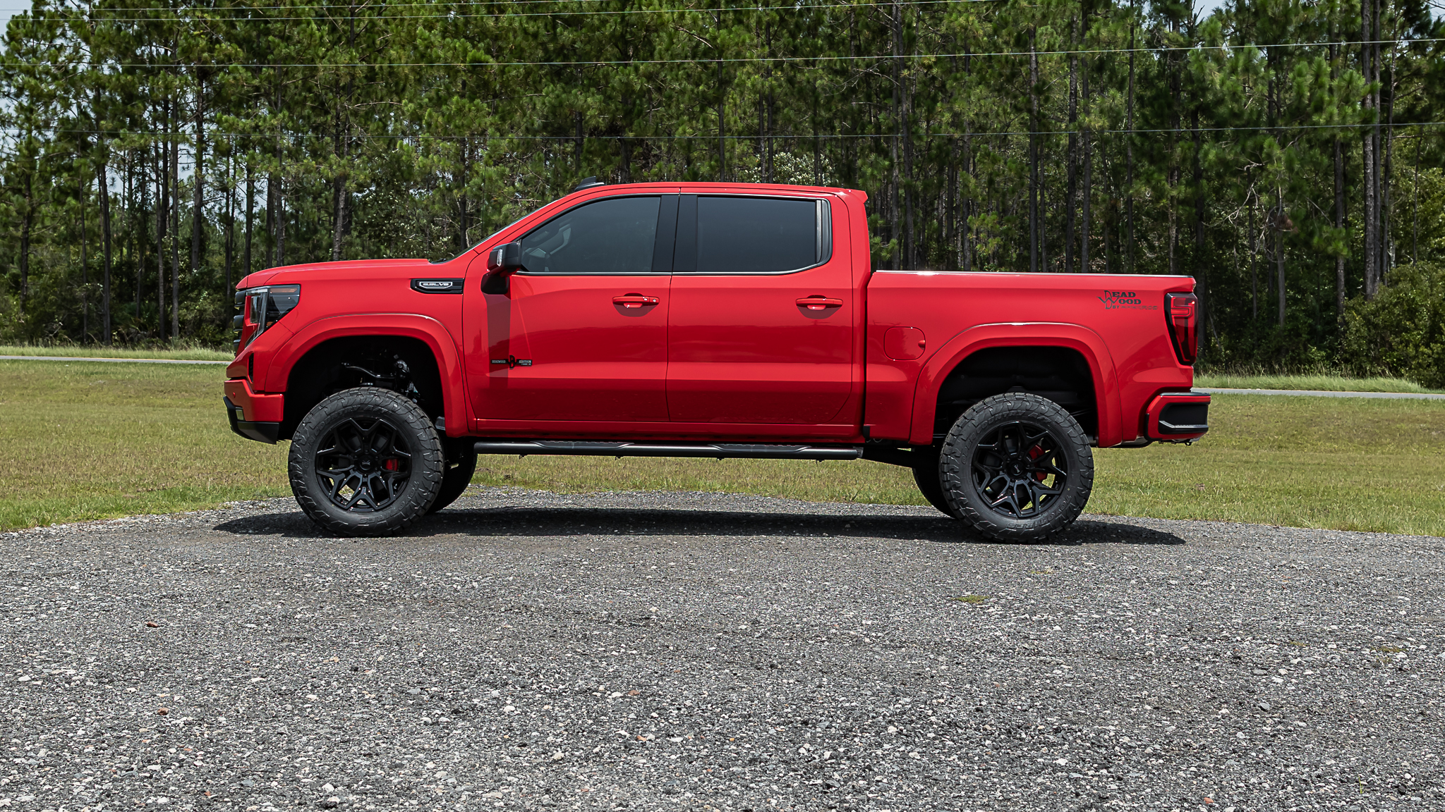 GMC 1500 Deadwood Smoke Cardinal Red