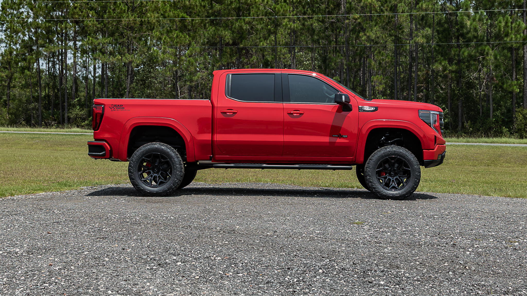 GMC 1500 Deadwood Smoke Cardinal Red