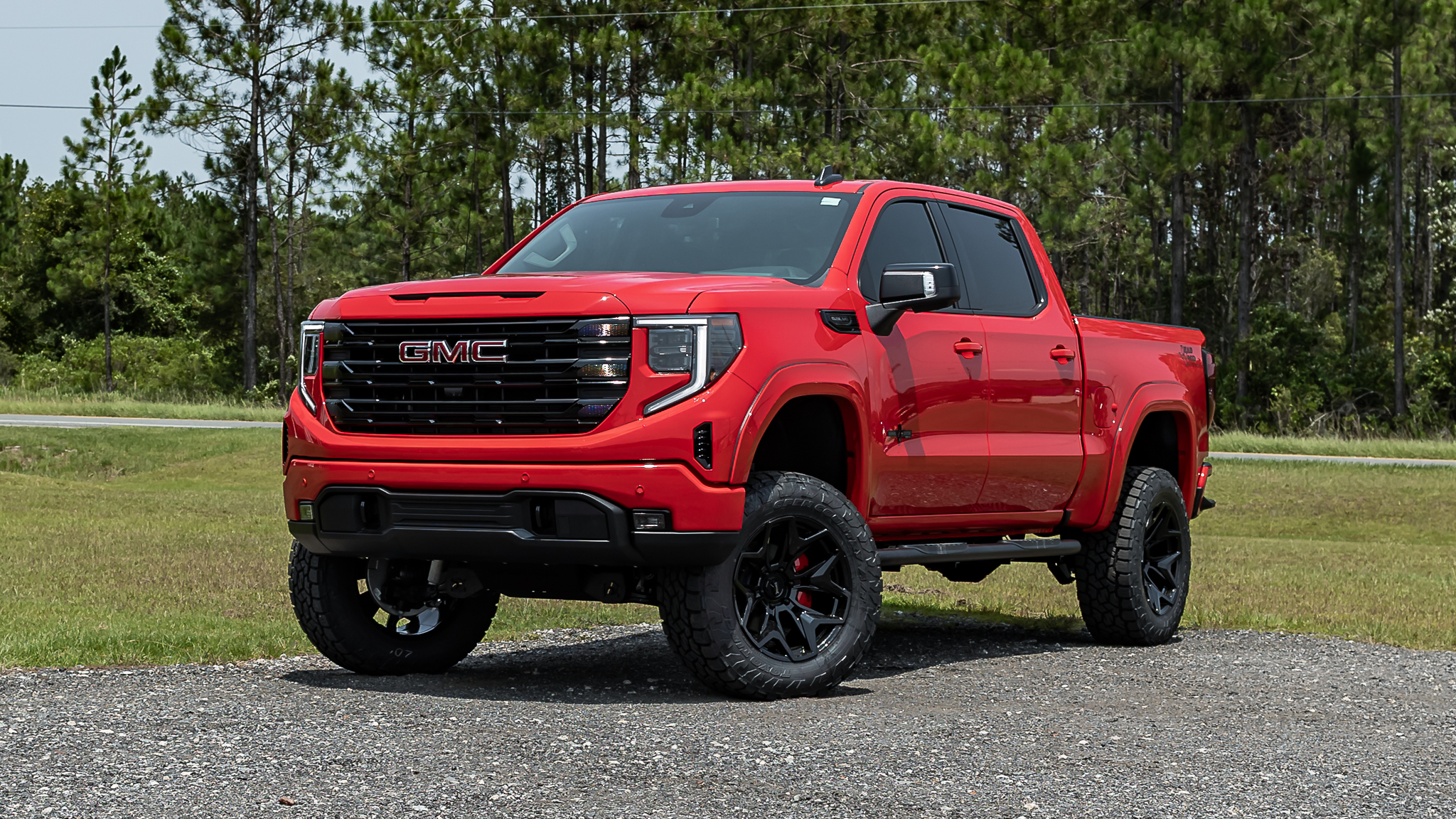 GMC 1500 Deadwood Smoke Cardinal Red