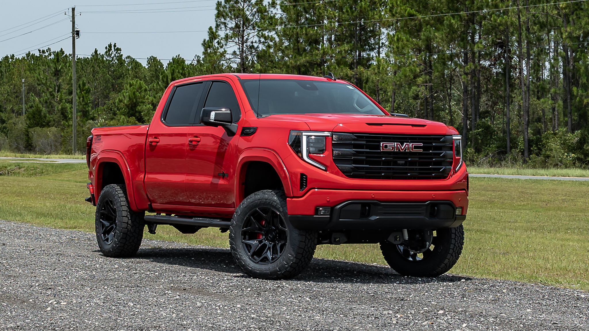 GMC 1500 Deadwood Smoke Cardinal Red