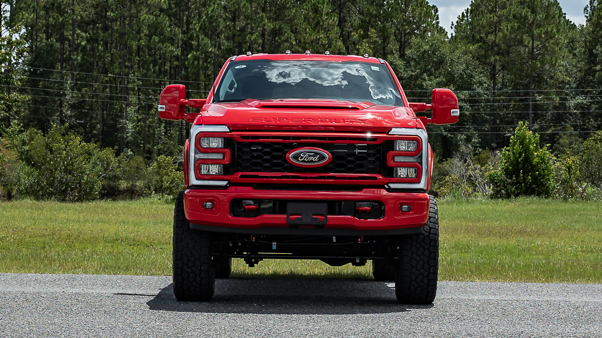 Ford F-250 Reg Cab Savage Race Red
