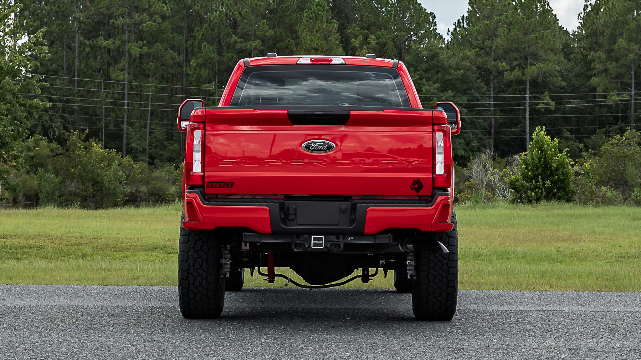 Ford F-250 Reg Cab Savage Race Red