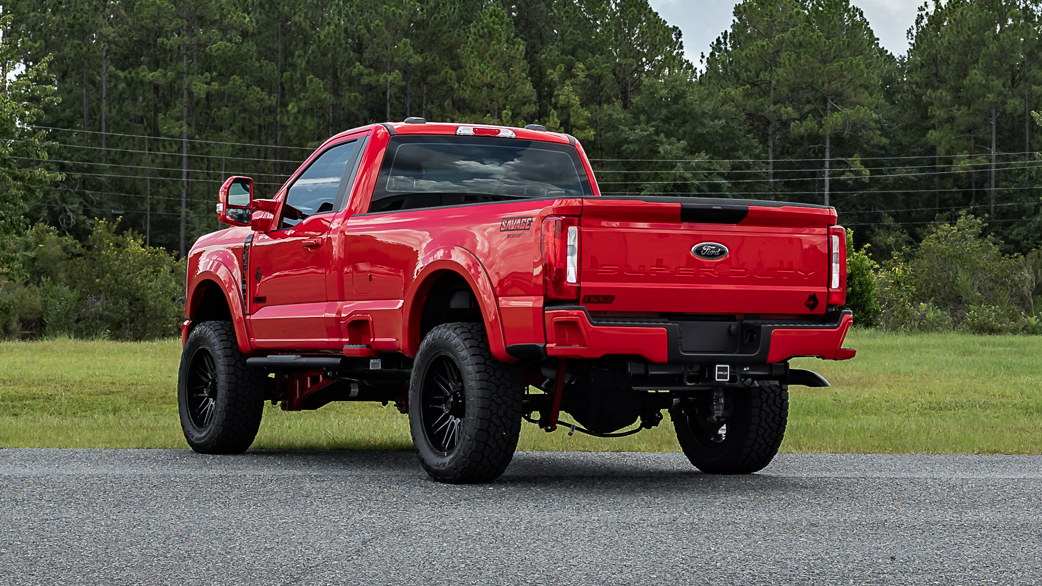 Ford F-250 Reg Cab Savage Race Red