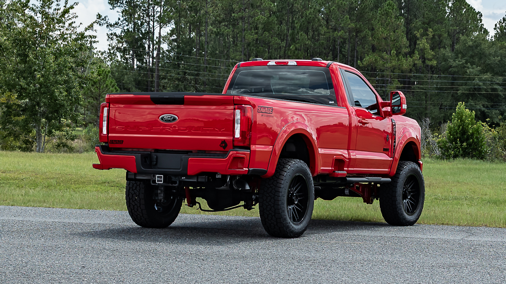 Ford F-250 Reg Cab Savage Race Red
