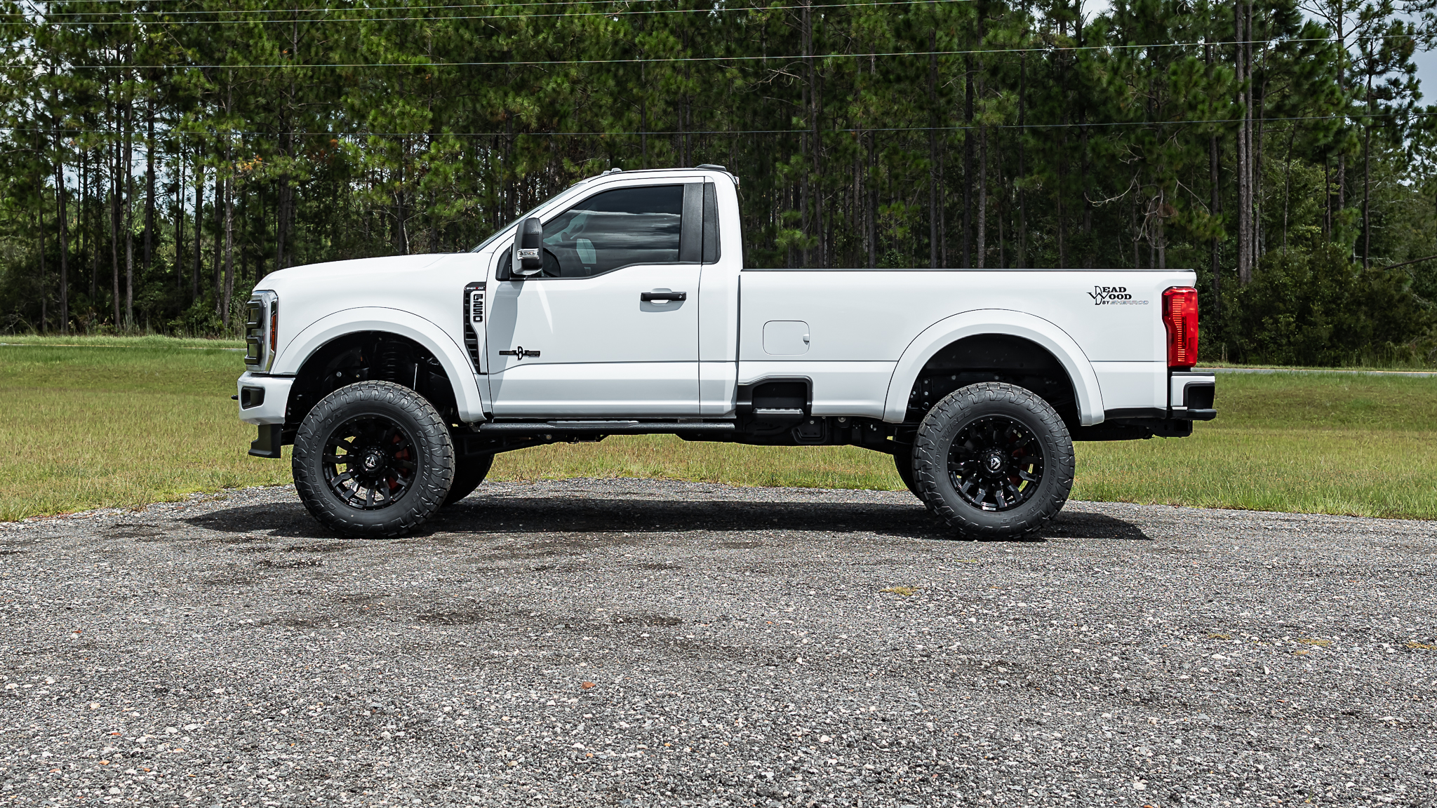 Ford F-250 Reg Cab Deadwood Smoke Oxford White