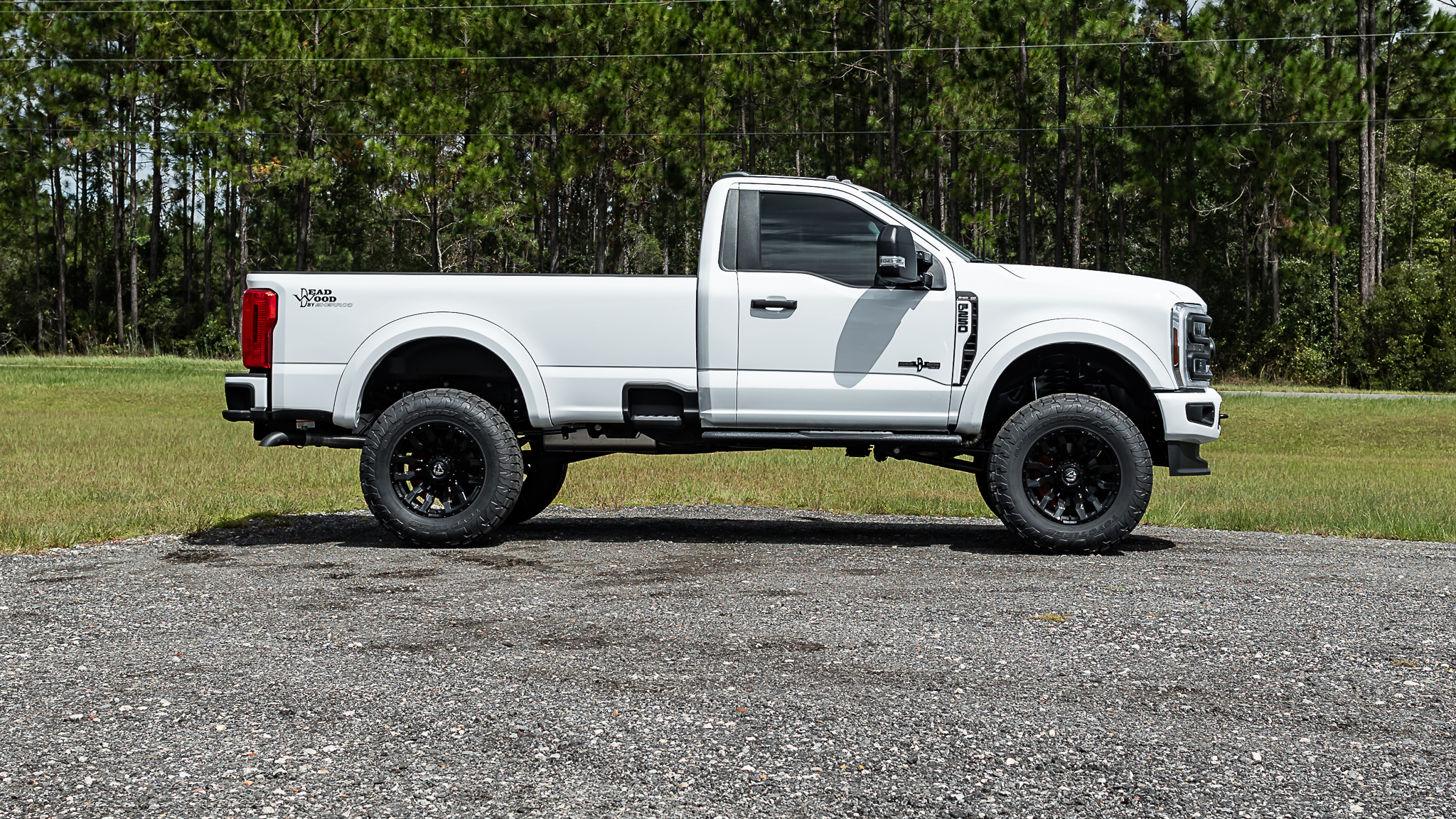 Ford F-250 Reg Cab Deadwood Smoke Oxford White