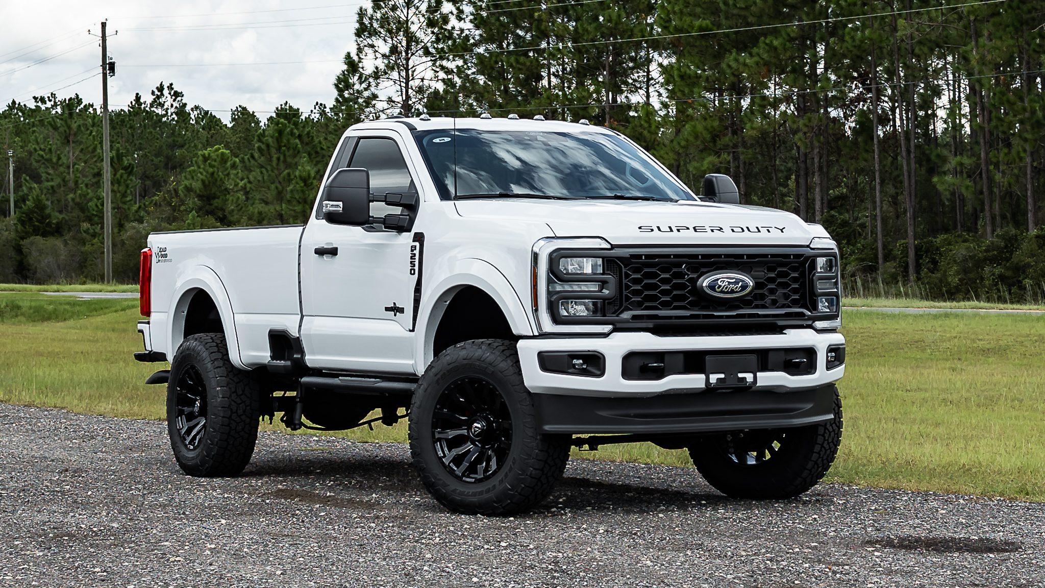 Ford F-250 Reg Cab Deadwood Smoke Oxford White
